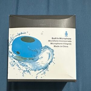 NIB Blue Waterproof Bluetooth Speaker